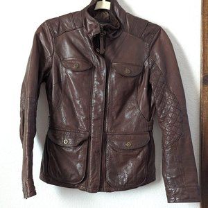 Eddie Bauer Petite Leather Jacket